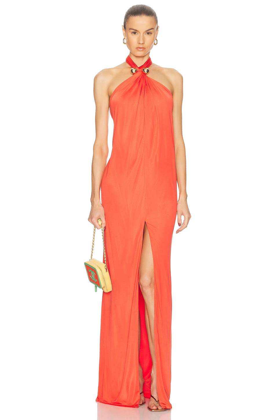 Becs Dress in Burnt Orange
