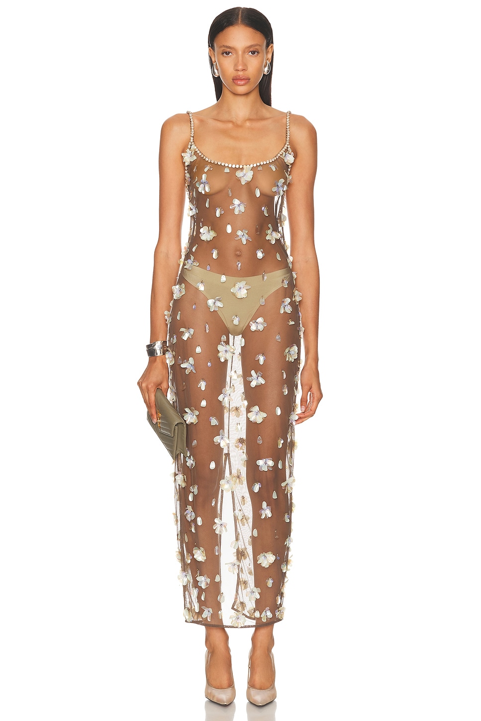 Algea Dress in Nude