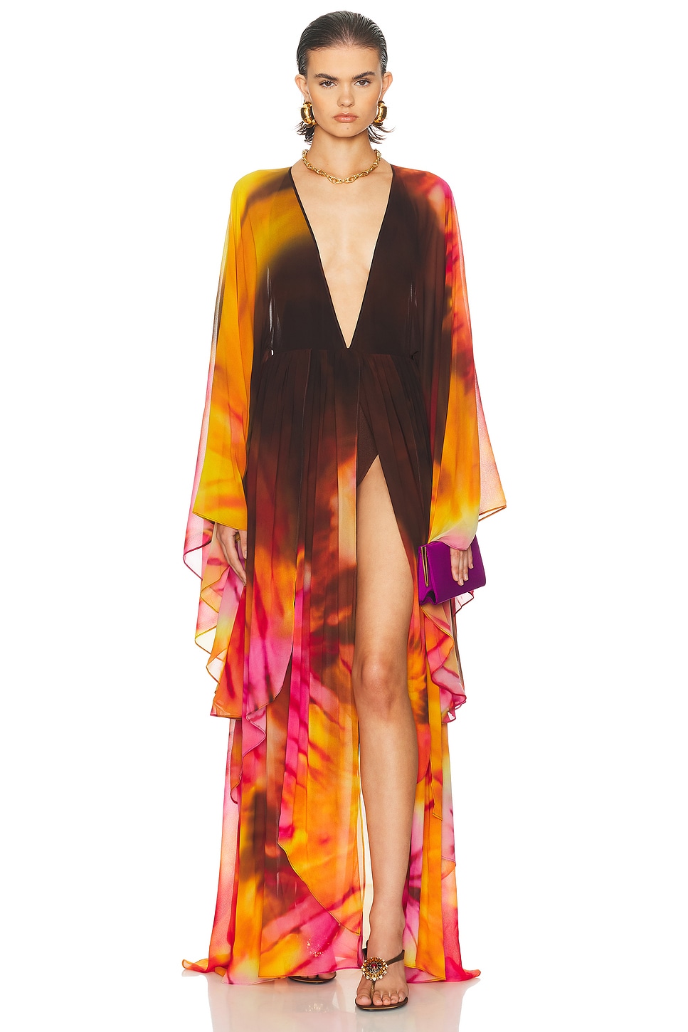 Hedley Dress in Brown