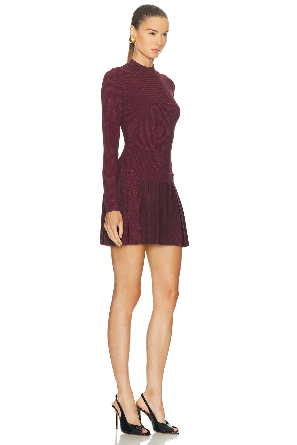 Retroféte Devika Dress In Purple