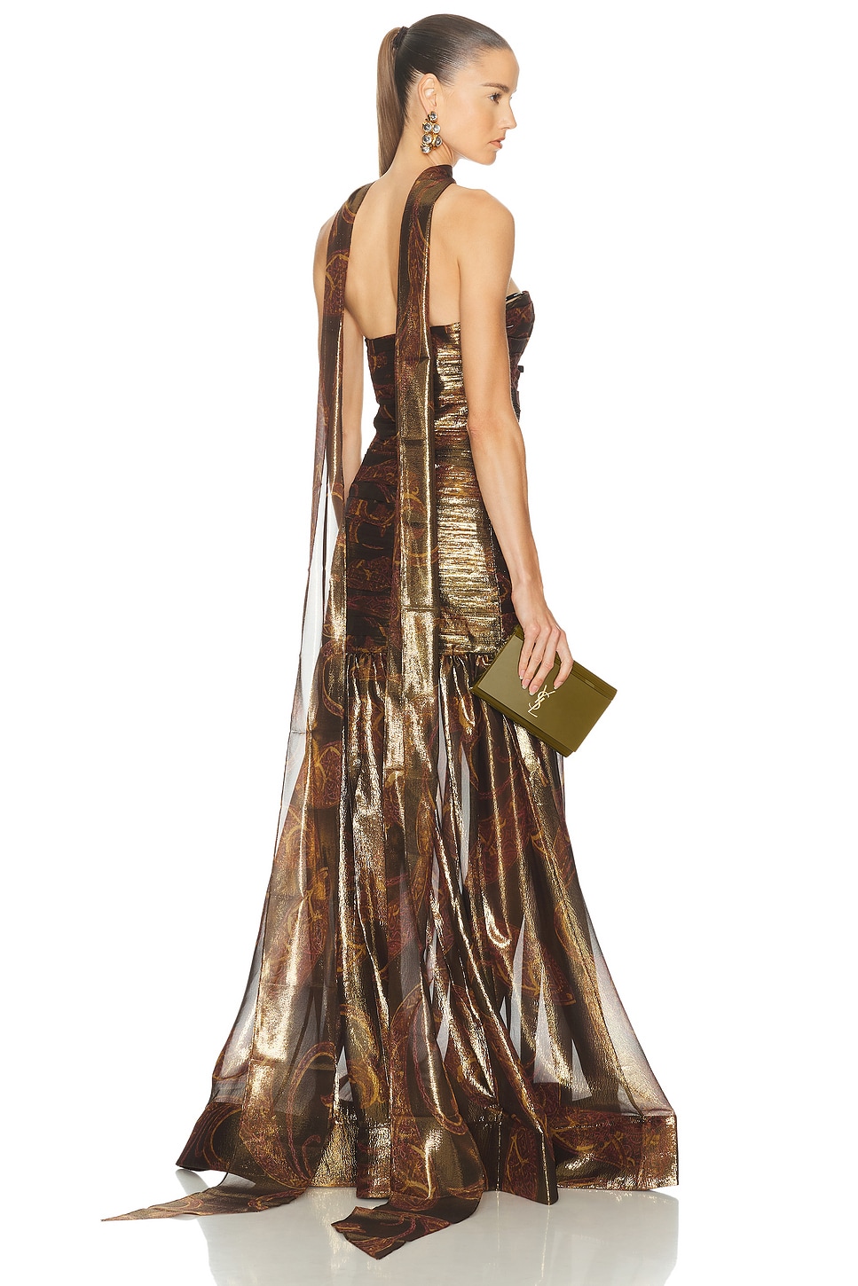 Image 1 of retrofete Syden Dress in Dark Paisley