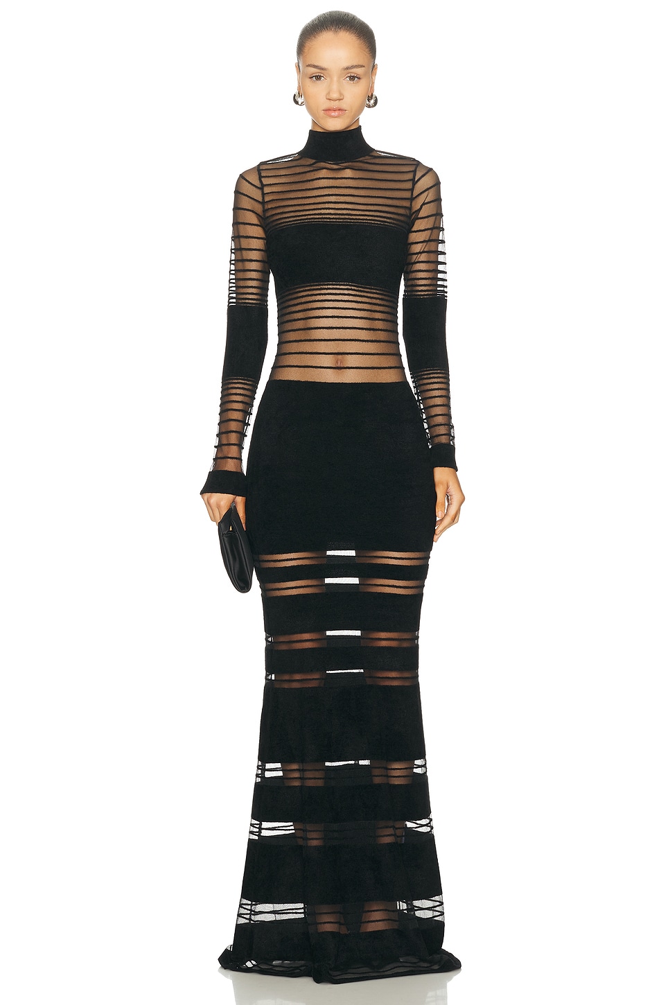 Retroféte Johanne Dress In Black