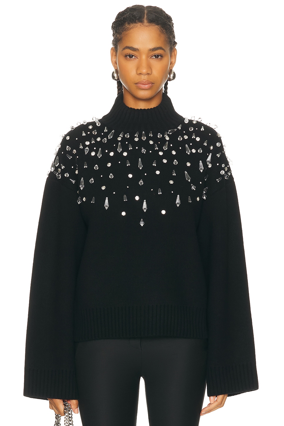 Image 1 of retrofete Christa Sweater in Black