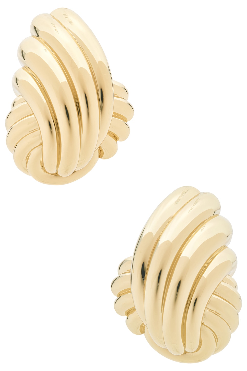 Retroféte Jill Earrings In Gold