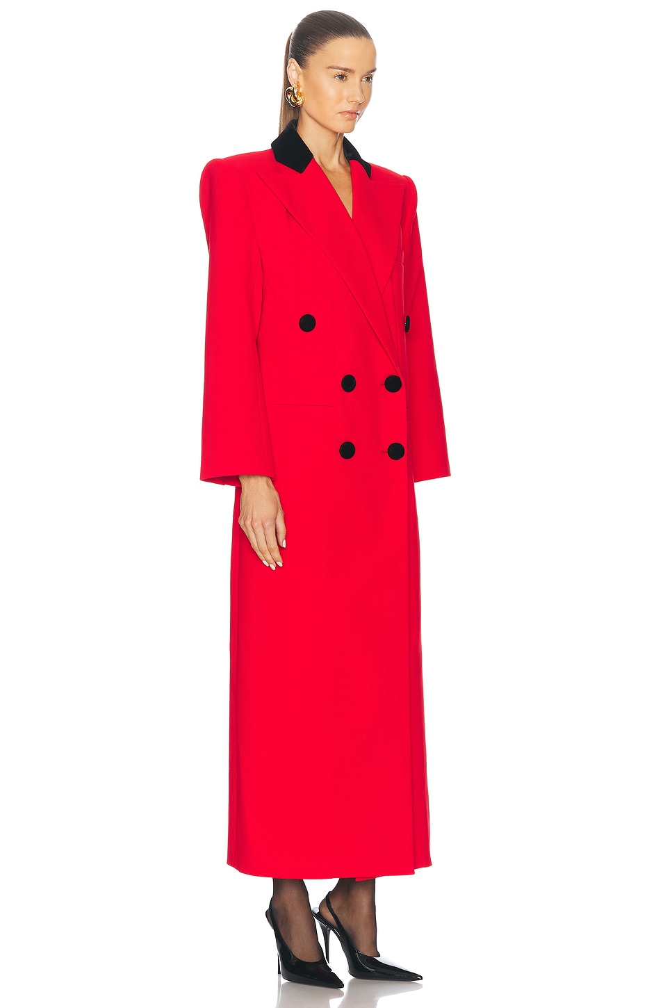 Shop Retroféte Constance Coat In Cardinal