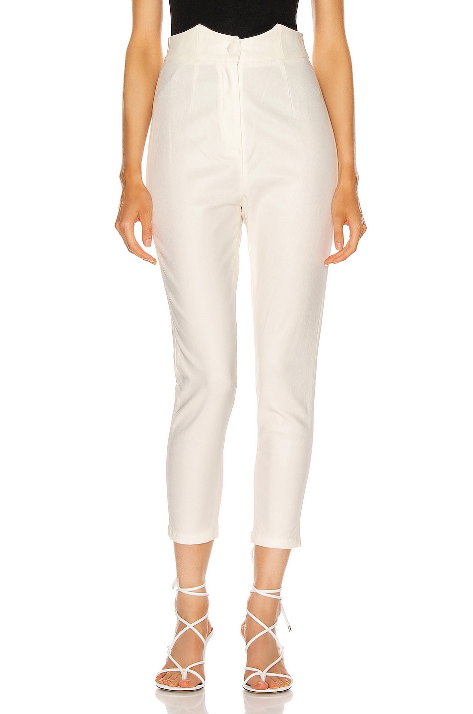 Image 1 of retrofete Tally Pant in White