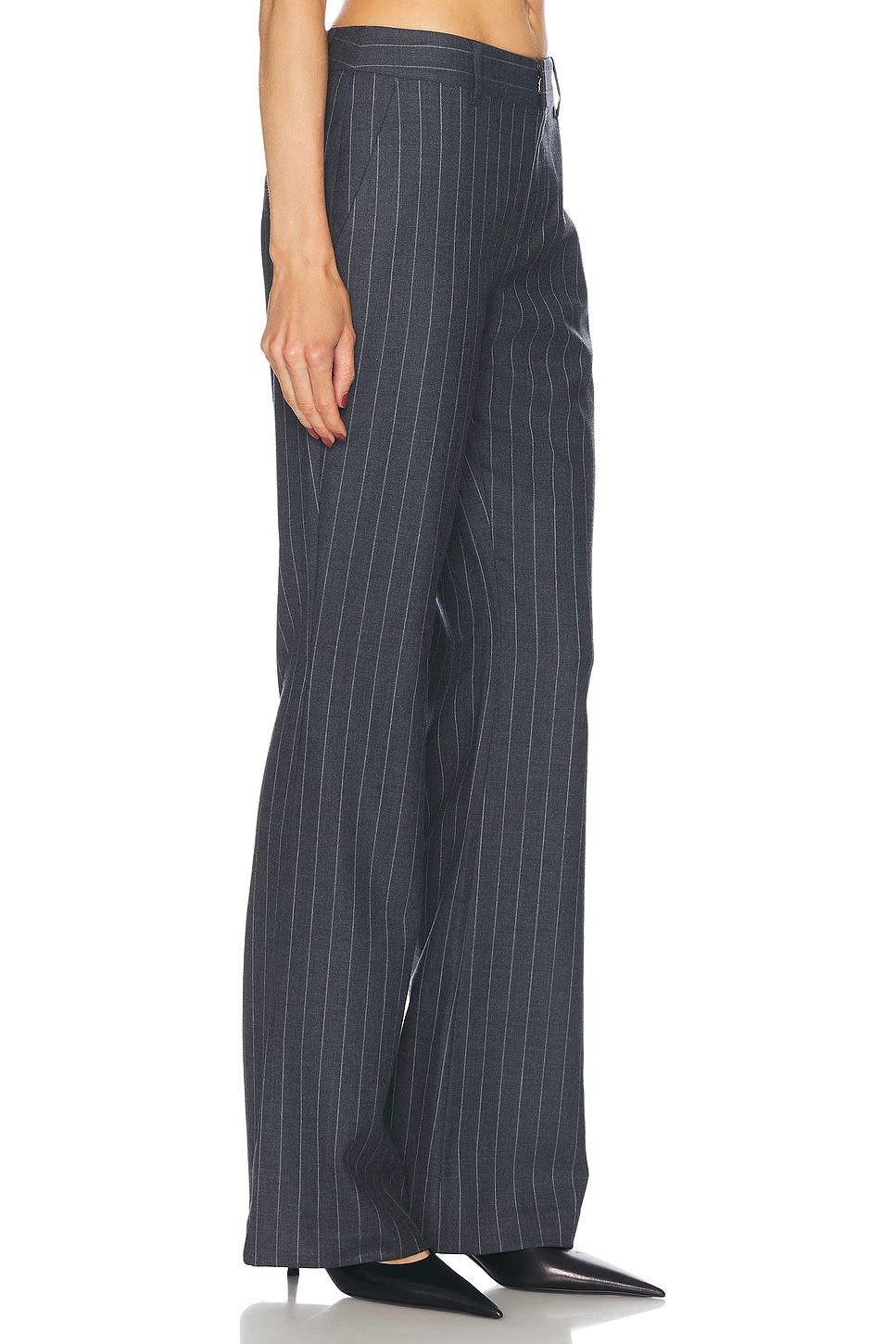 Shop Retroféte Devlynn Pant In Charcoal