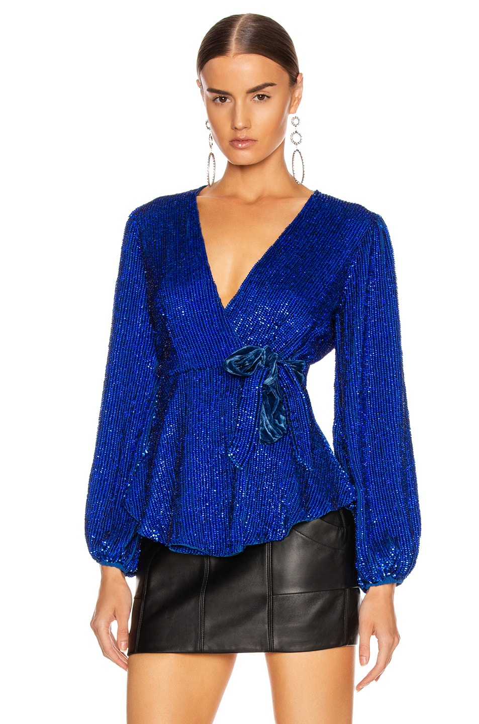 Image 1 of retrofete Bette Top in Royal Blue