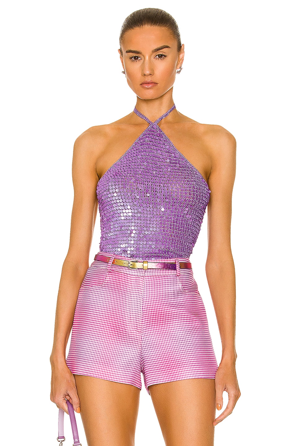 Image 1 of retrofete Shani Top in Lilac