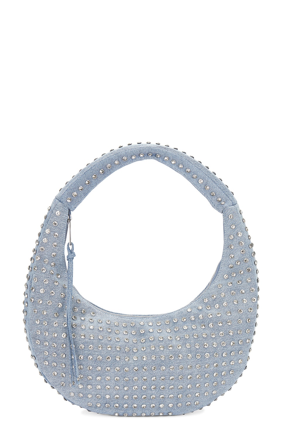 Shop Retroféte Elodie Large Bag In Chambray & Silver