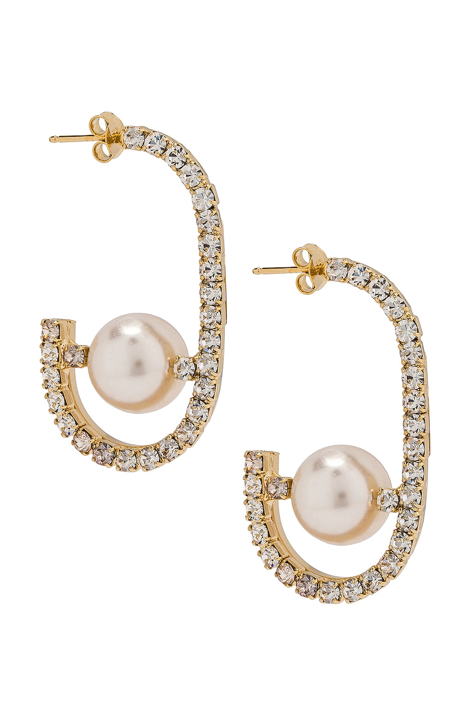 Image 1 of Rosantica Dedica Earrings in Gold & Crystals