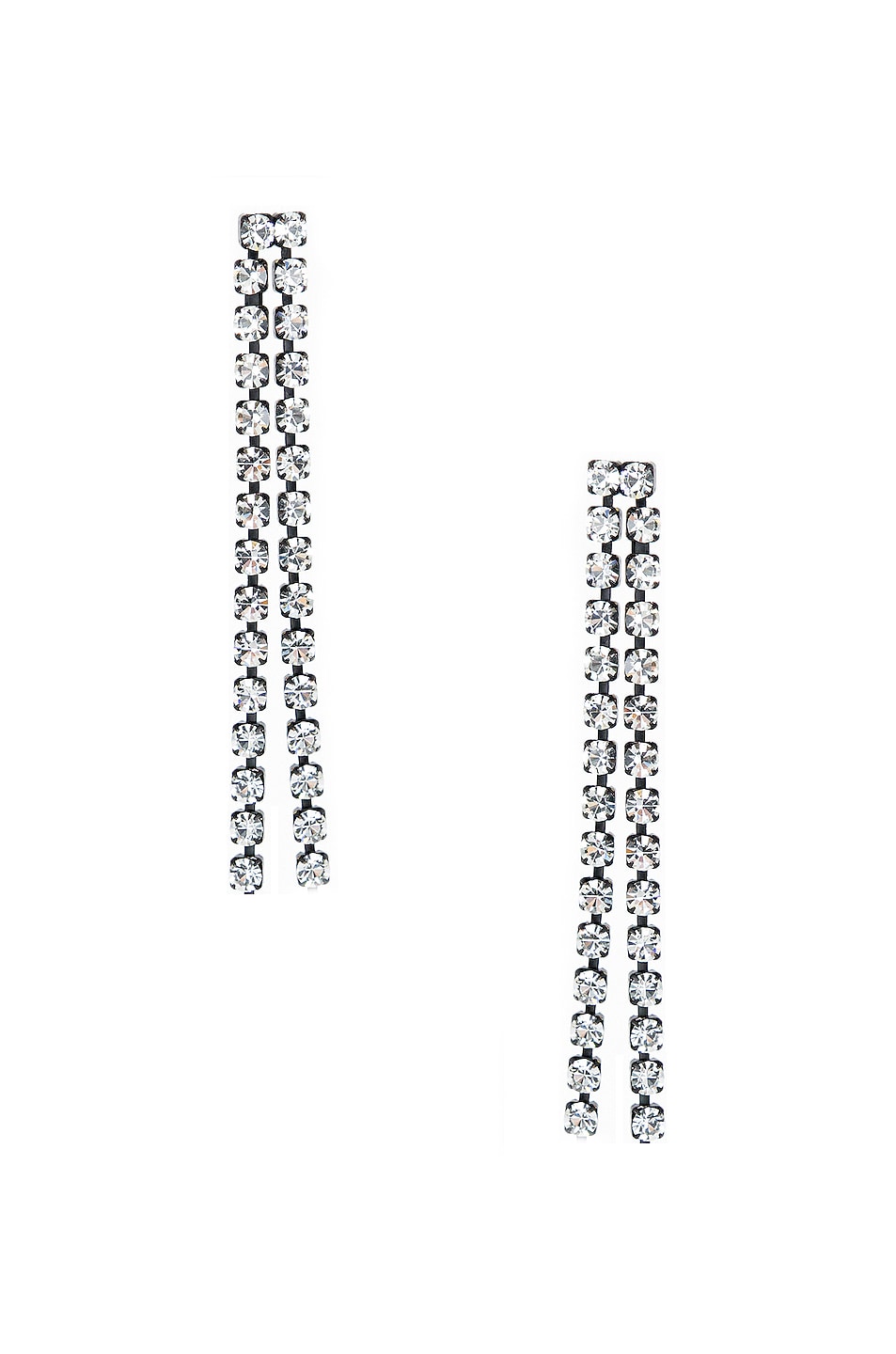Image 1 of Rosantica Buio Drop Earrings in Crystal