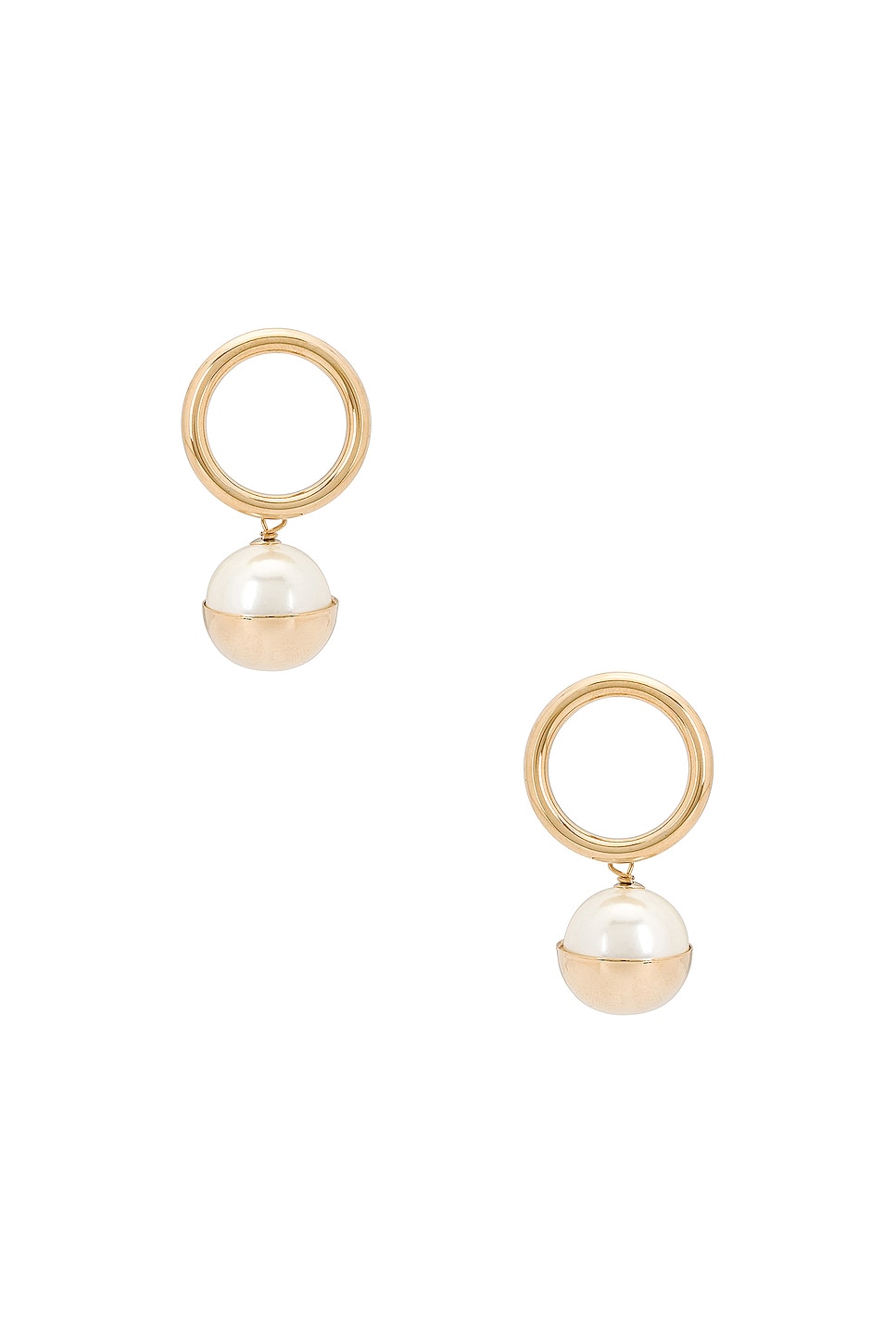 Image 1 of Rosantica Aria Drop Earrings in Pearls