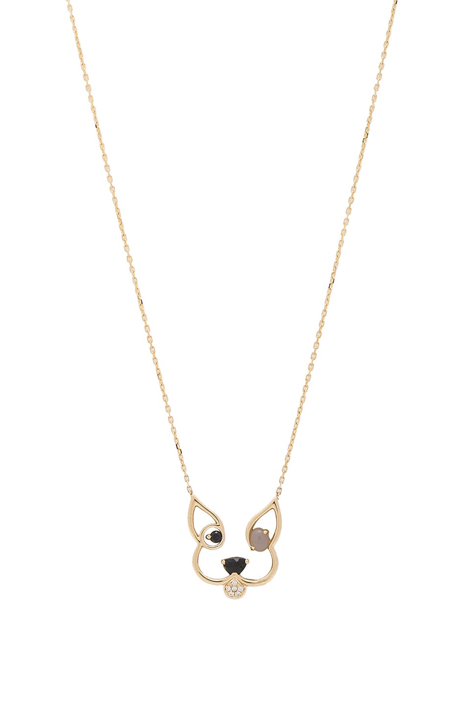 Image 1 of Ruifier Patch Pendant Necklace in 18k Yellow Gold