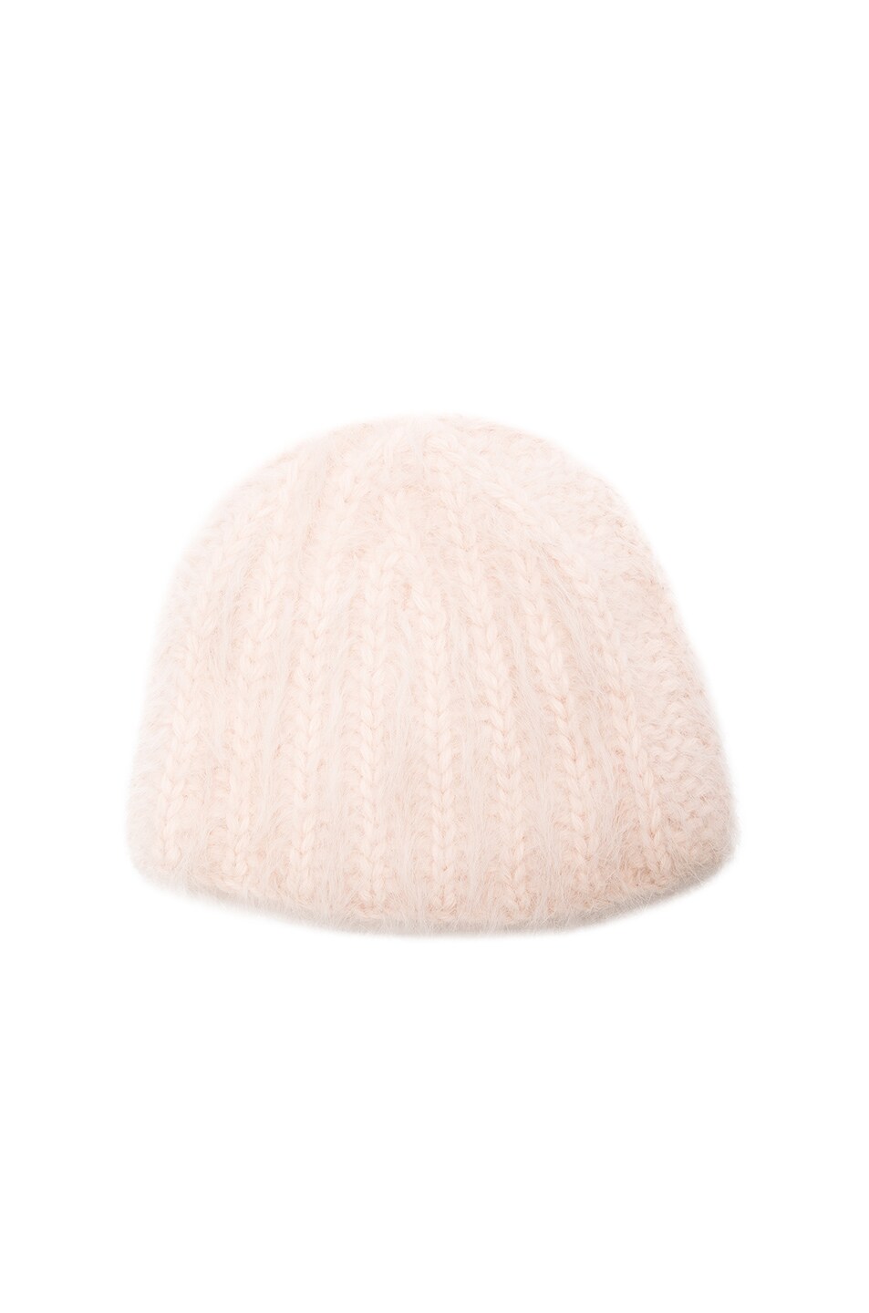 Image 1 of Ryan Roche Cashmere Beanie in Pale Pink