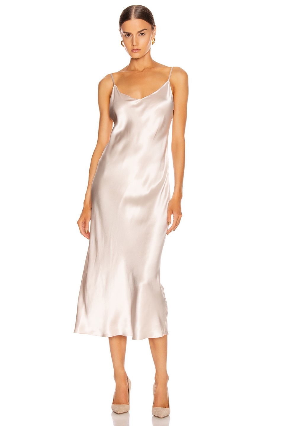 Image 1 of SABLYN Taylor Slip Dress in Powder
