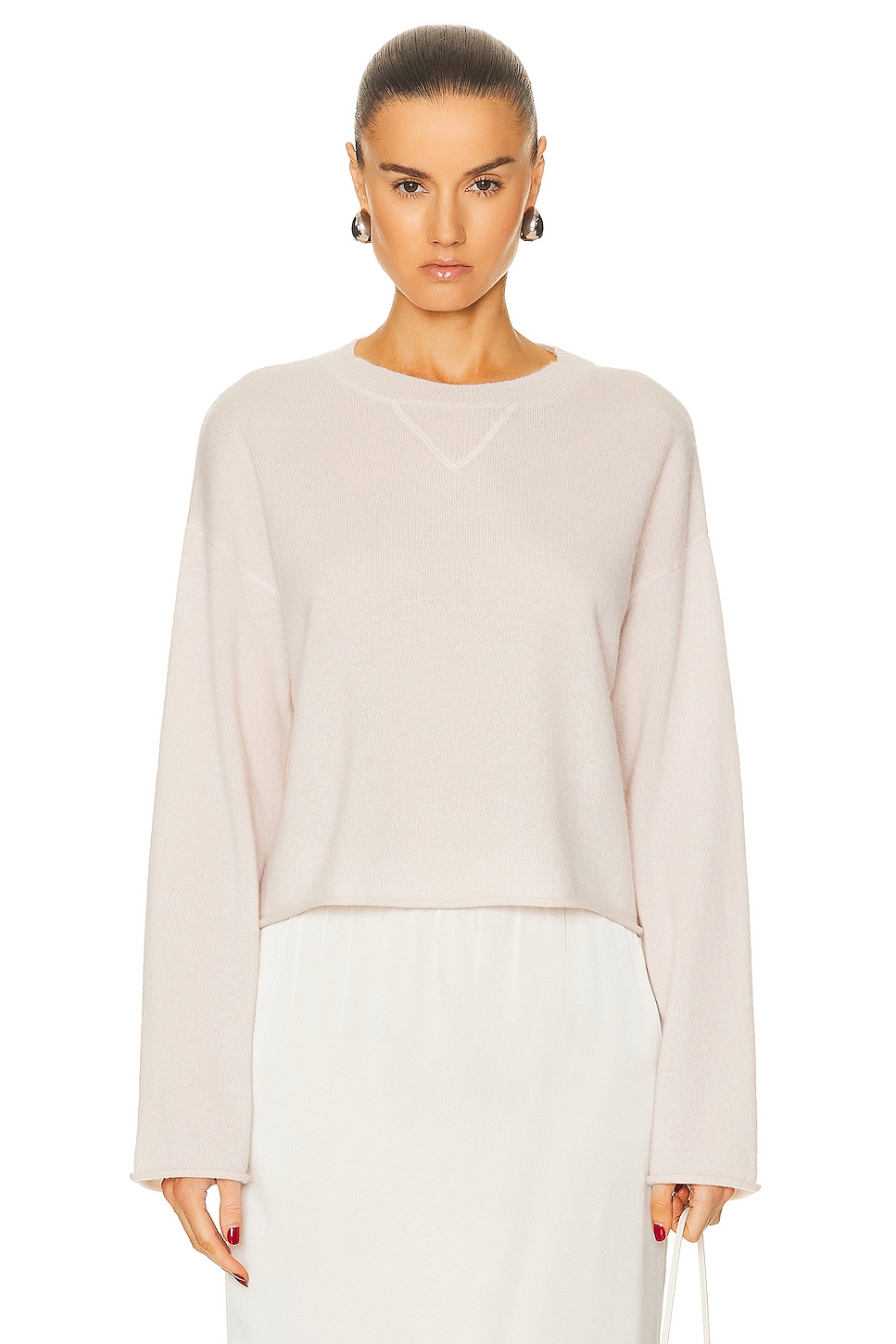 Image 1 of SABLYN Maureen Cashmere Sweater in Lunar