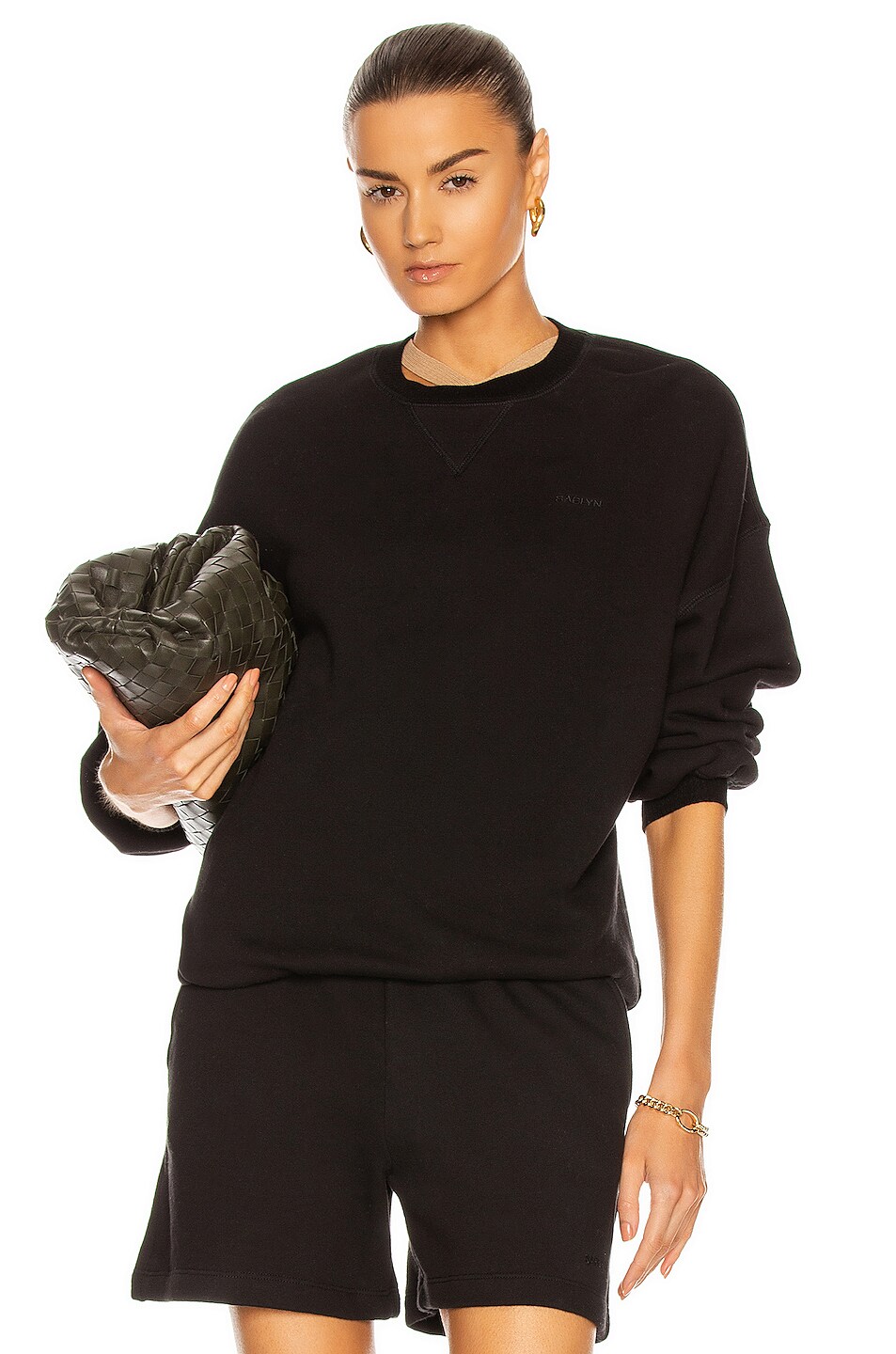 Image 1 of SABLYN Frankie Sweatshirt in Black