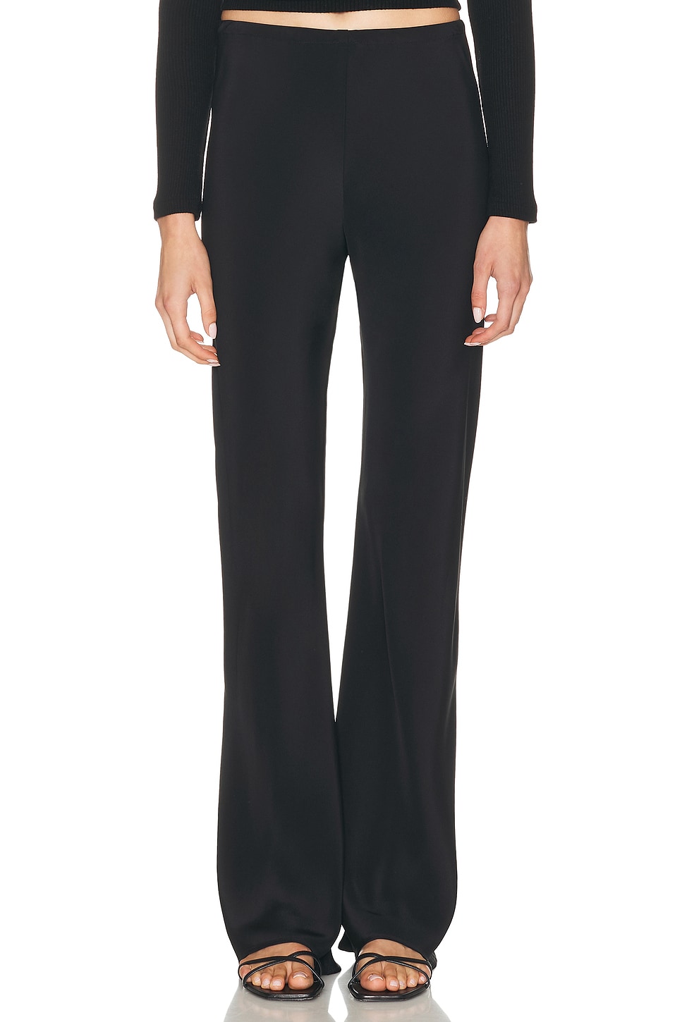 Sablyn Rio B Flared Bias Cut Pant In Black