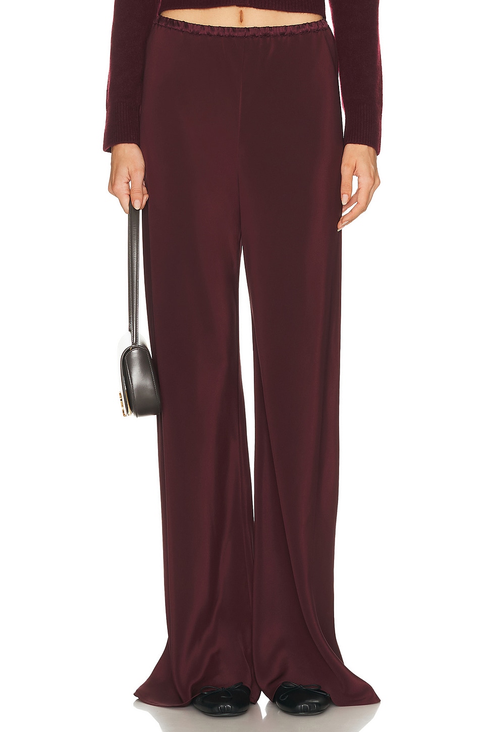 Image 1 of SABLYN Naomi Pull On Pant in Bordeaux