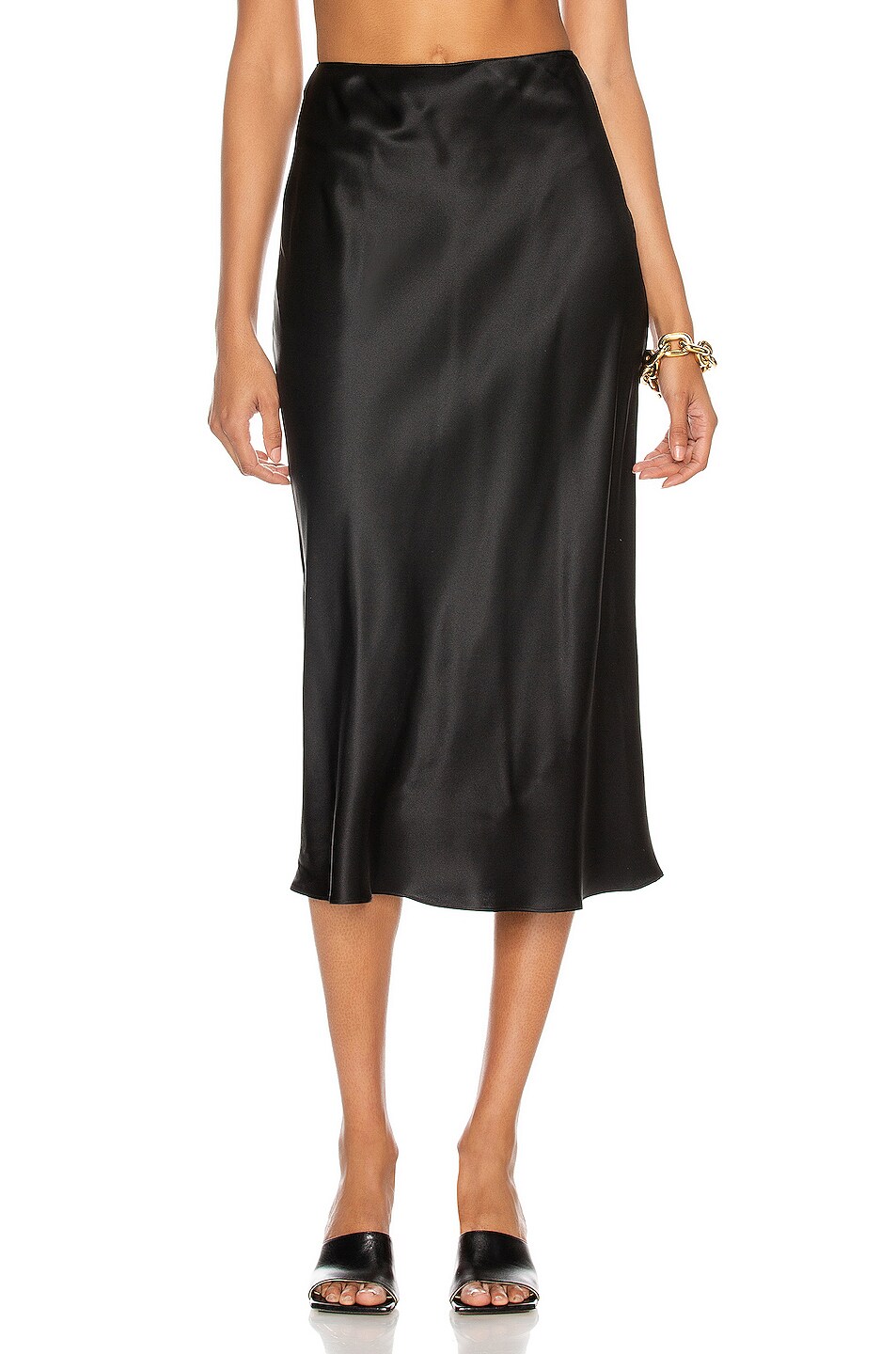 Image 1 of SABLYN Miranda Midi Skirt in Black