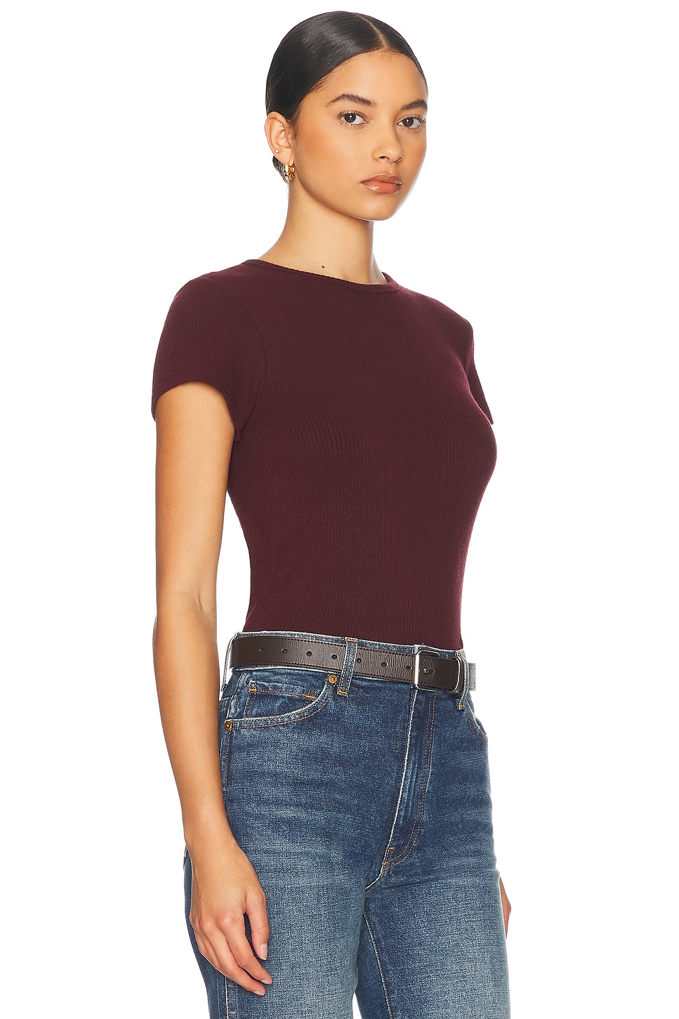 SABLYN YAEL CROPPED CREWNECK BABY TEE