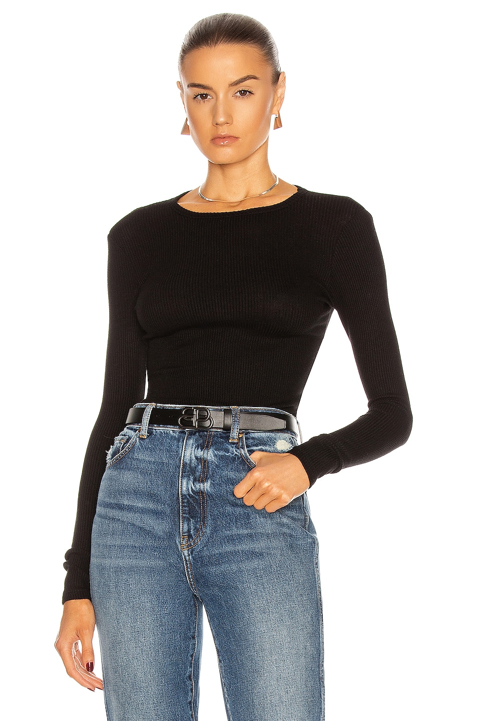 Image 1 of SABLYN Quincy Knit Top in Black