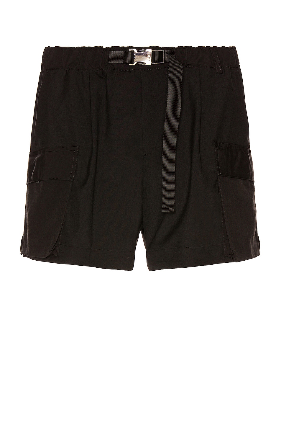 Image 1 of Sacai Suiting Mix Shorts in Black