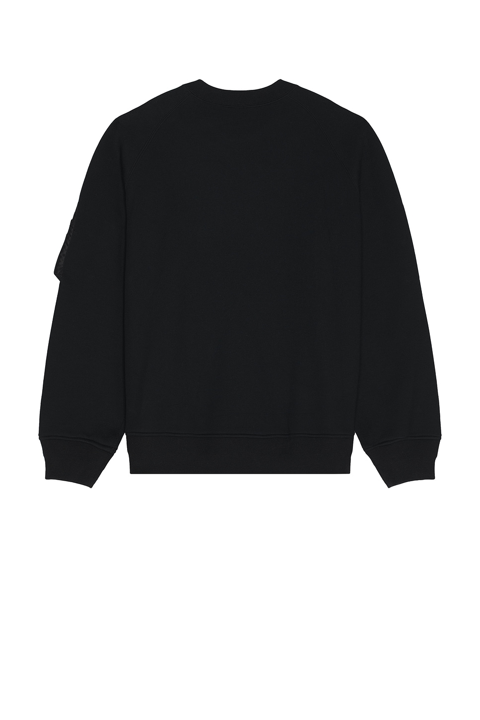 Sacai Layered Jersey Sweatshirt In Black