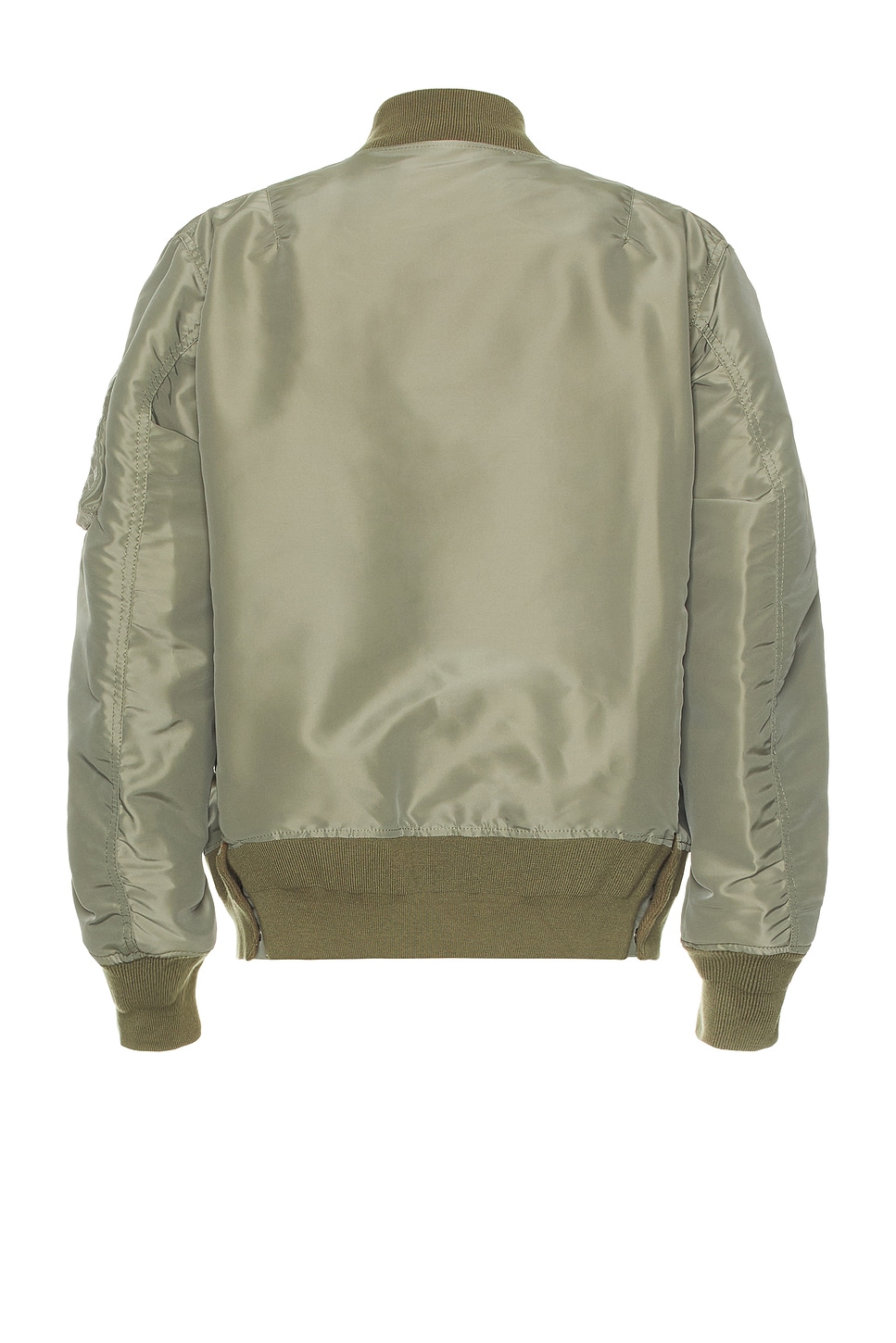 Shop Sacai Blouson In Khaki