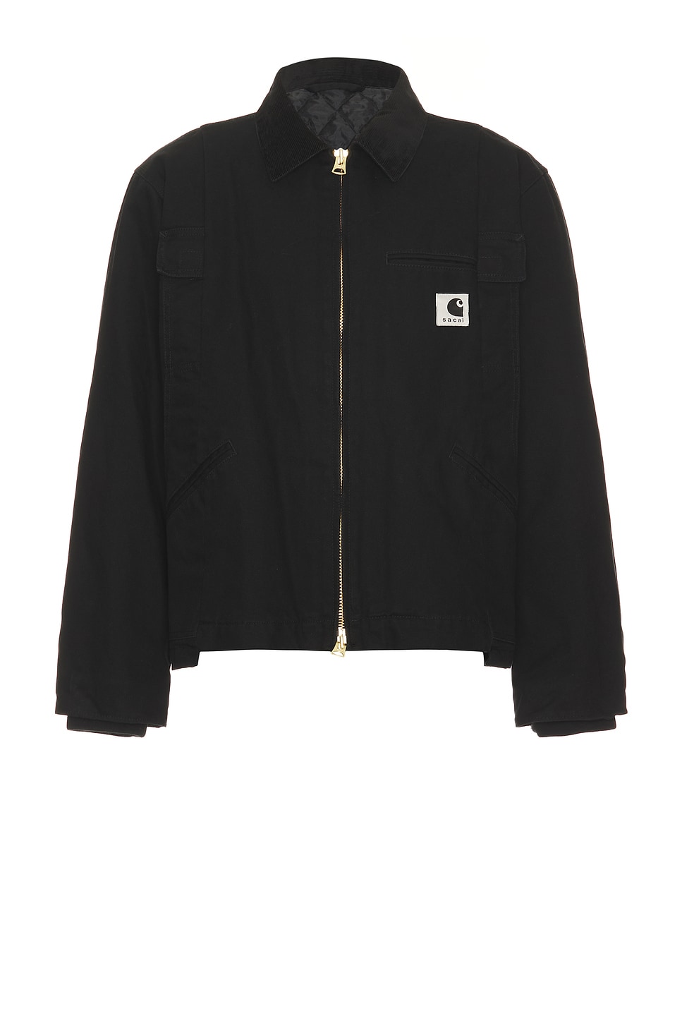 Image 1 of Sacai x Carhartt Wip Duck Jacket in Black