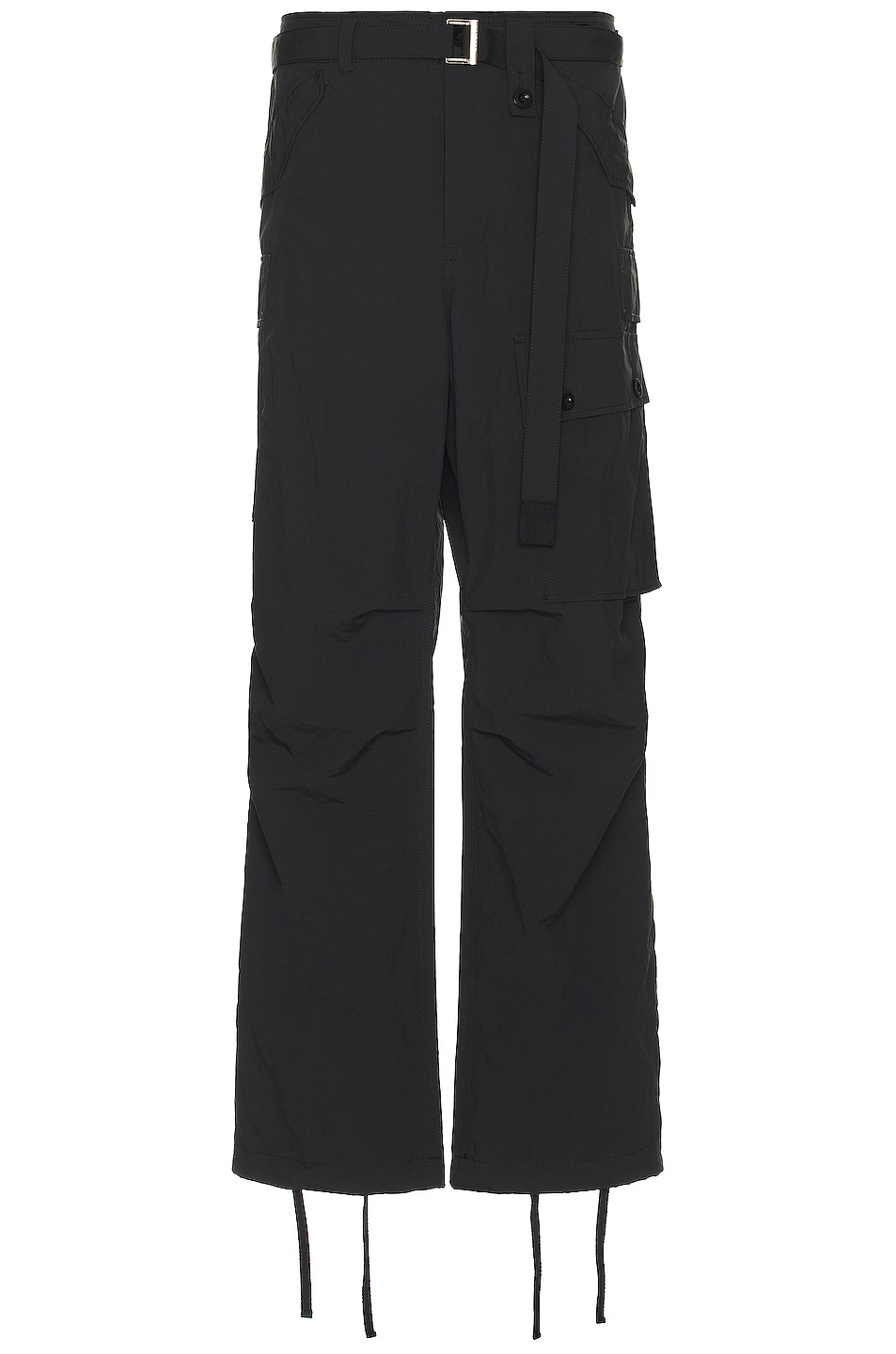 Image 1 of Sacai Matte Taffeta Pants in Black
