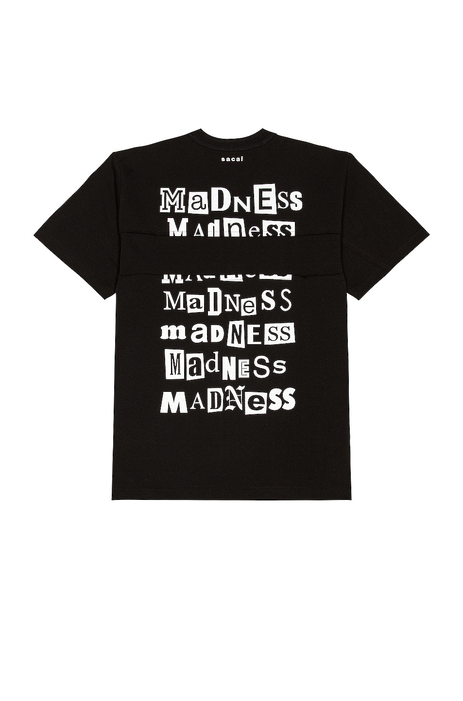 Image 1 of Sacai Archive Mix Tee in Black