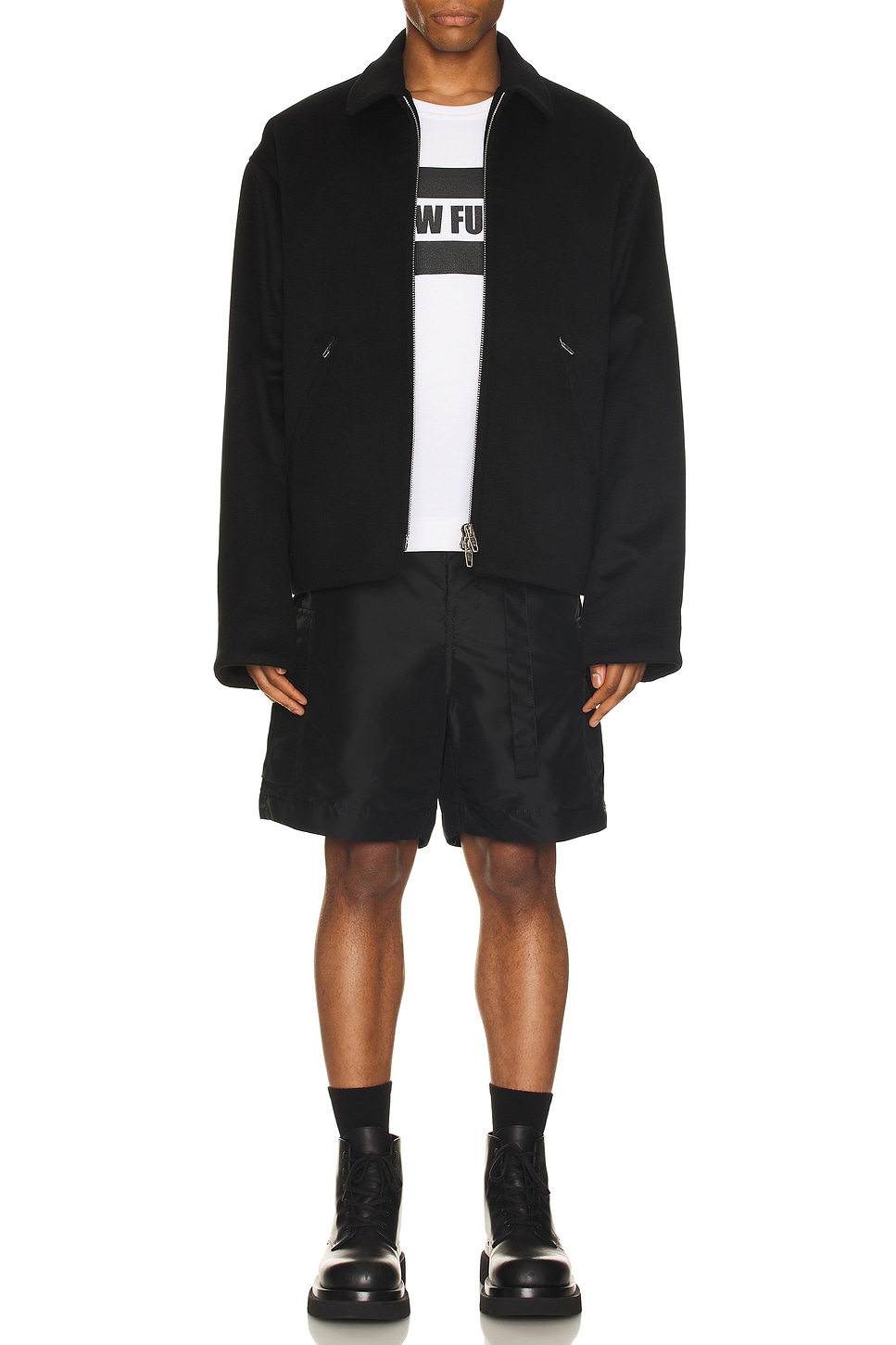 Image 1 of Sacai Know Future Tank Top in White