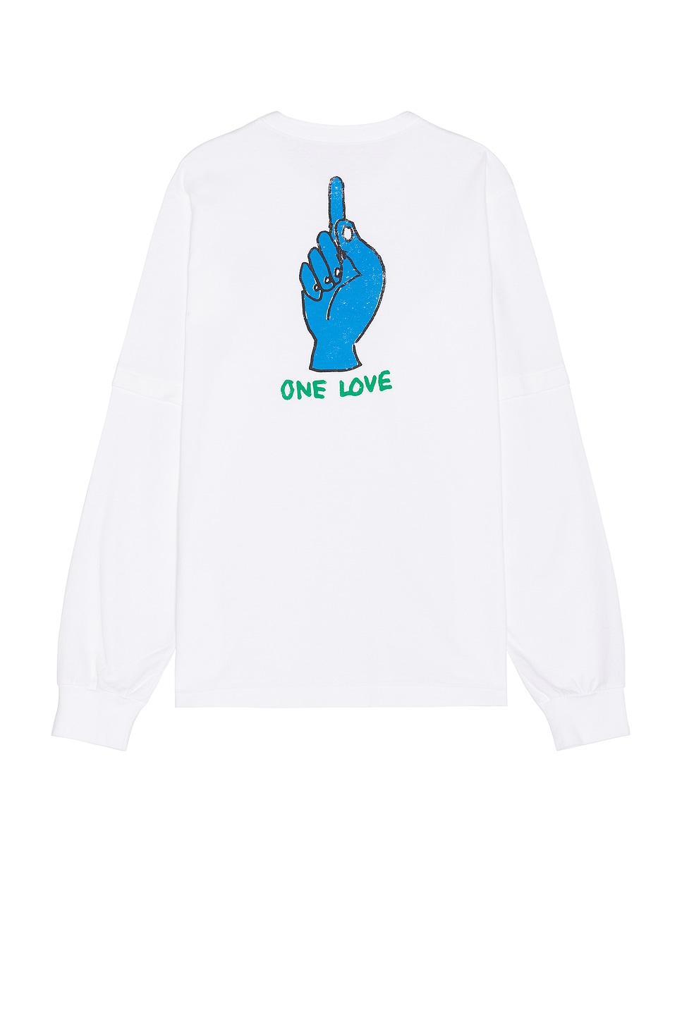 Image 1 of Sacai Gonz One Love T-Shirt in White