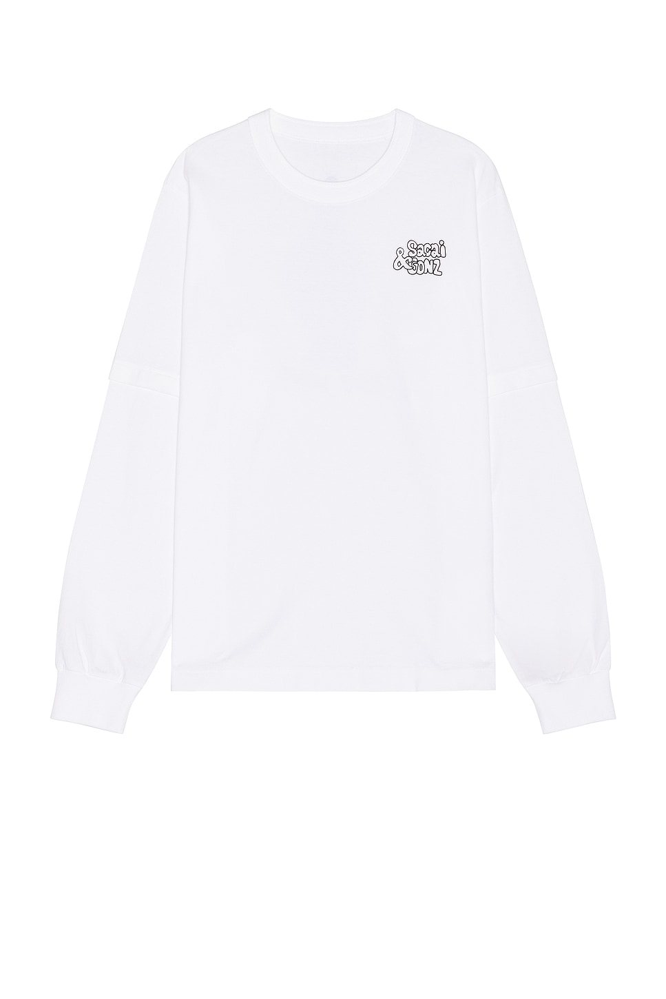 Shop Sacai Gonz One Love T-shirt In White