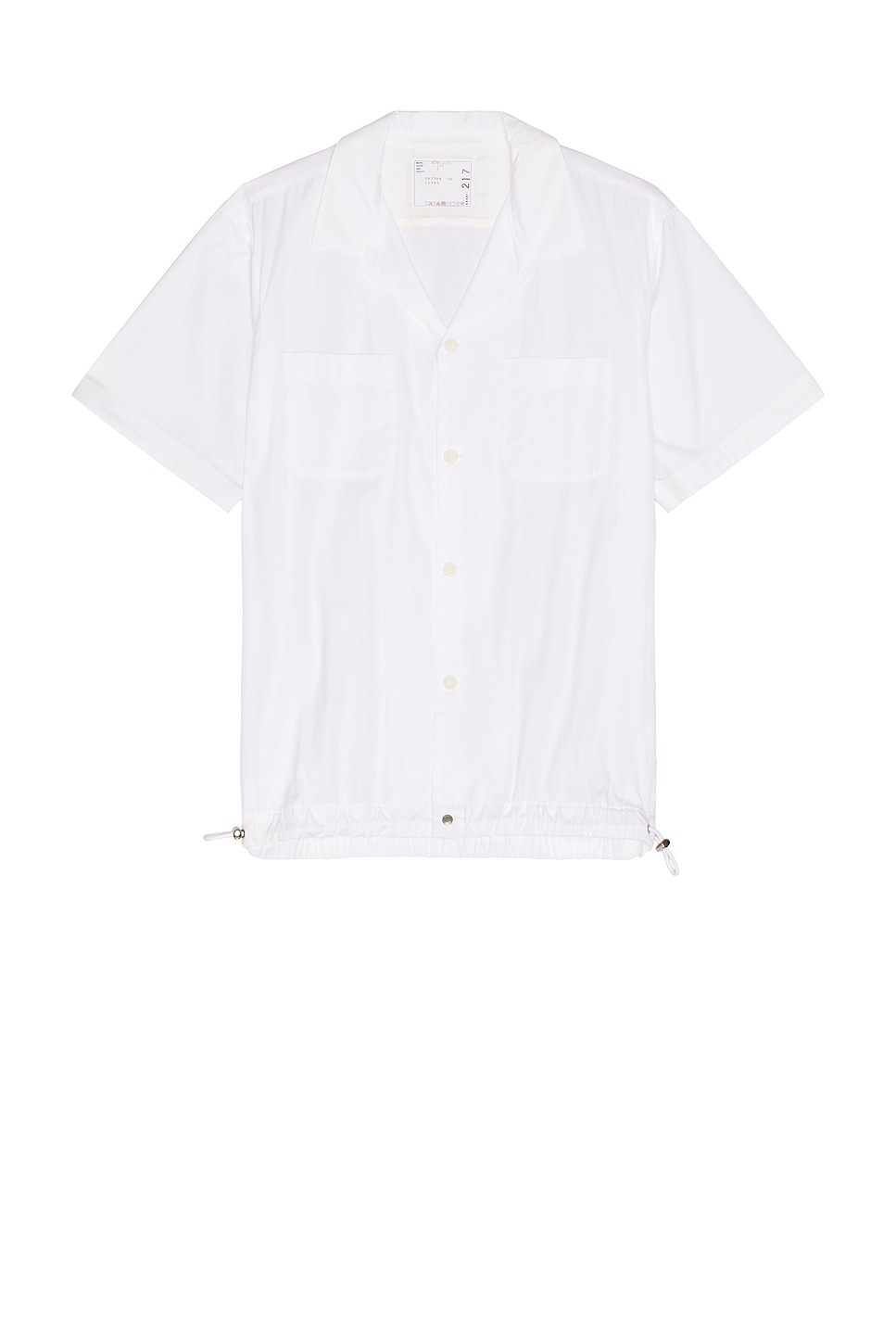 Cotton Poplin Shirt in White