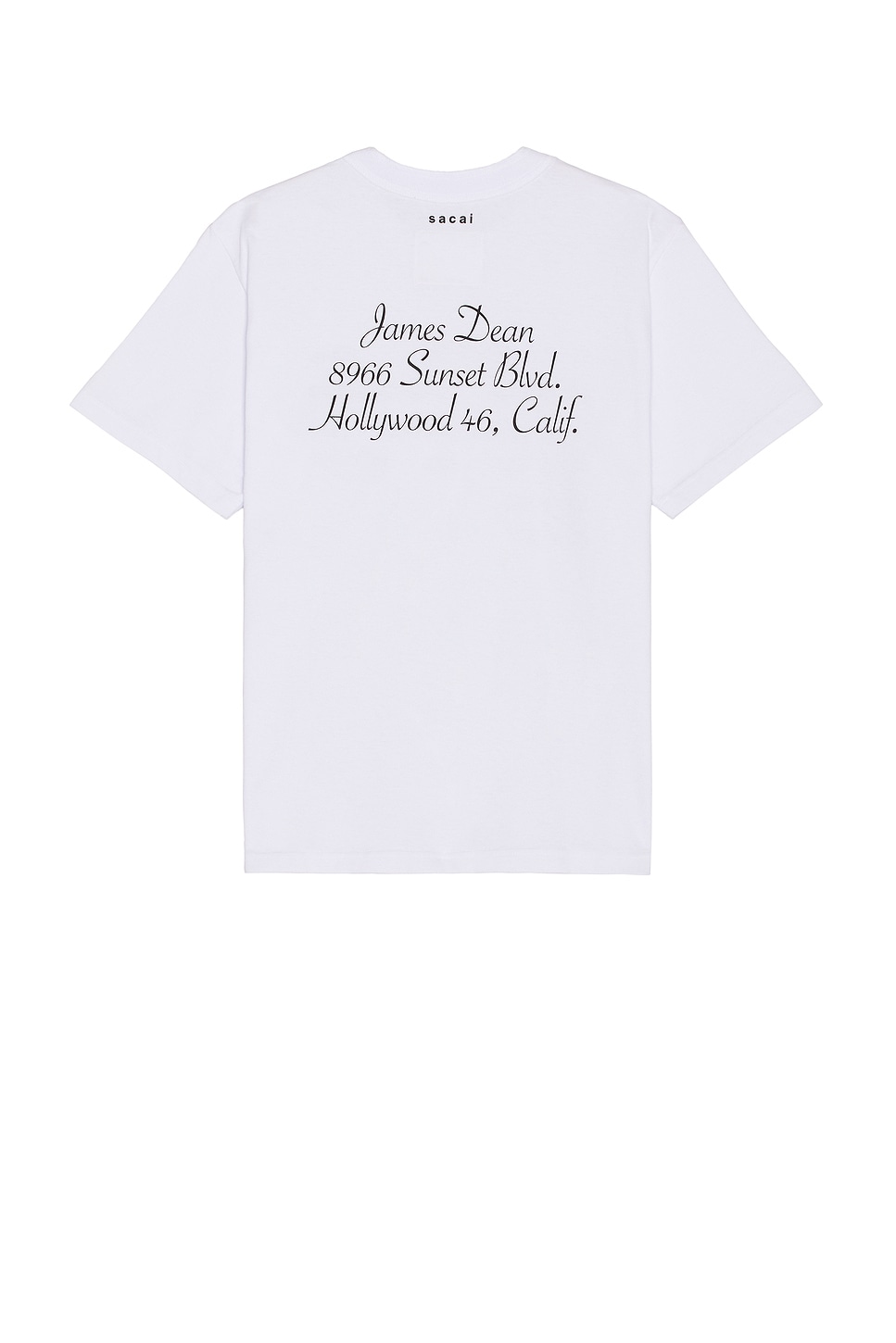 SACAI JAMES DEAN T-SHIRT