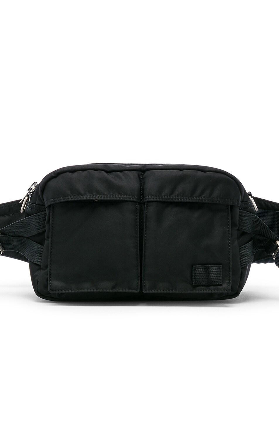 Image 1 of Sacai Porter Fanny Pack in Black & Navy