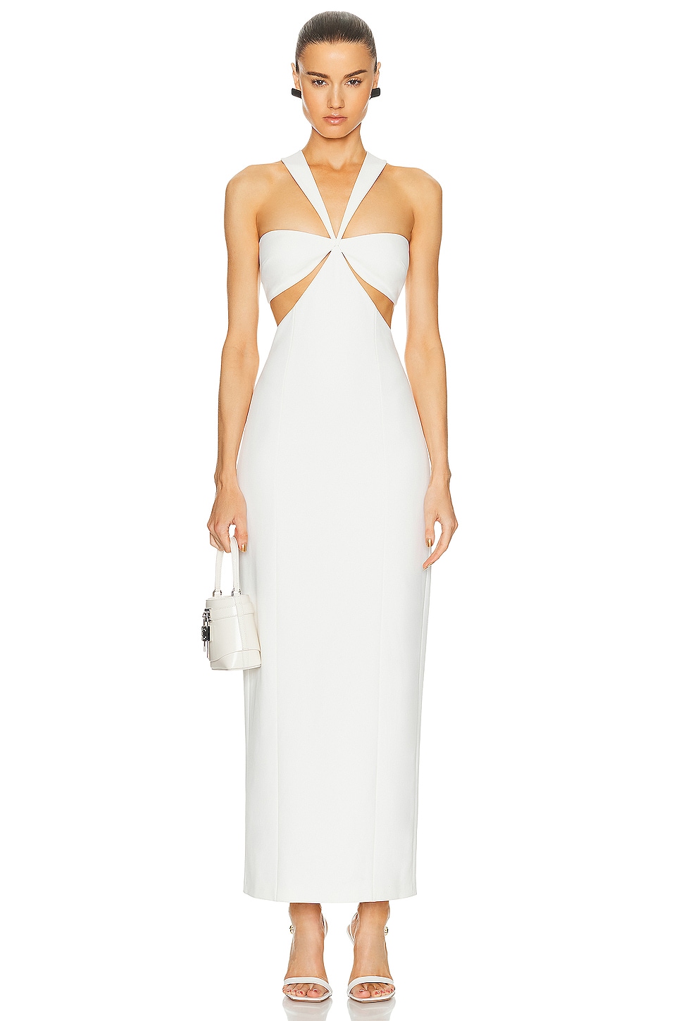 Image 1 of SANS FAFF Elizabeth Evening Gown in White