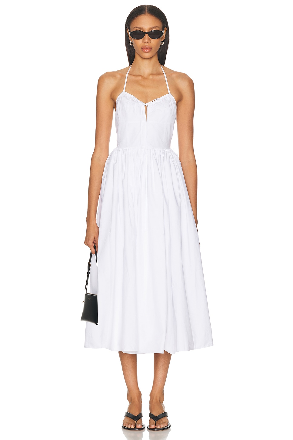 Como Dress in White