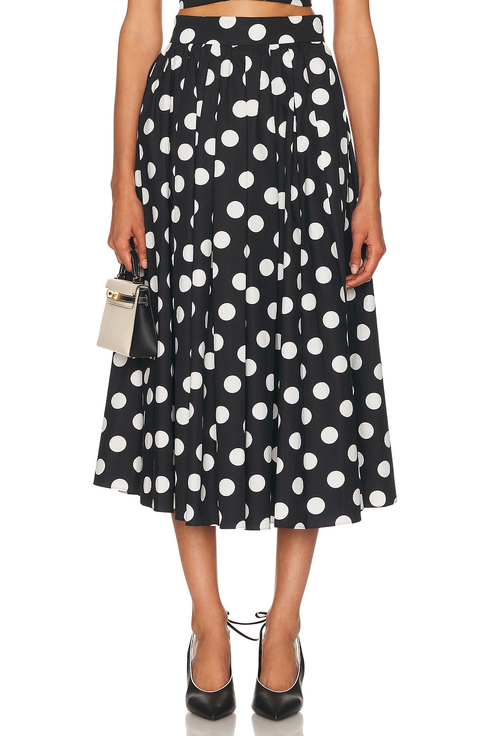 Image 1 of SANS FAFF Eden Poplin Skirt in Polka Dot