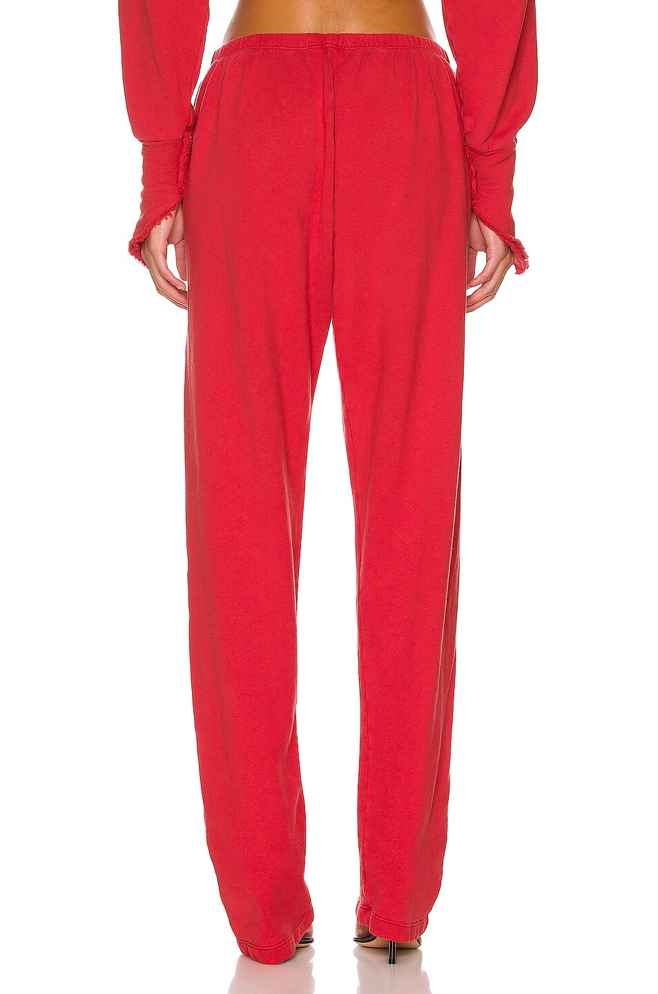 SAMI MIRO VINTAGE Safety Pin Sweatpants in Red FWRD