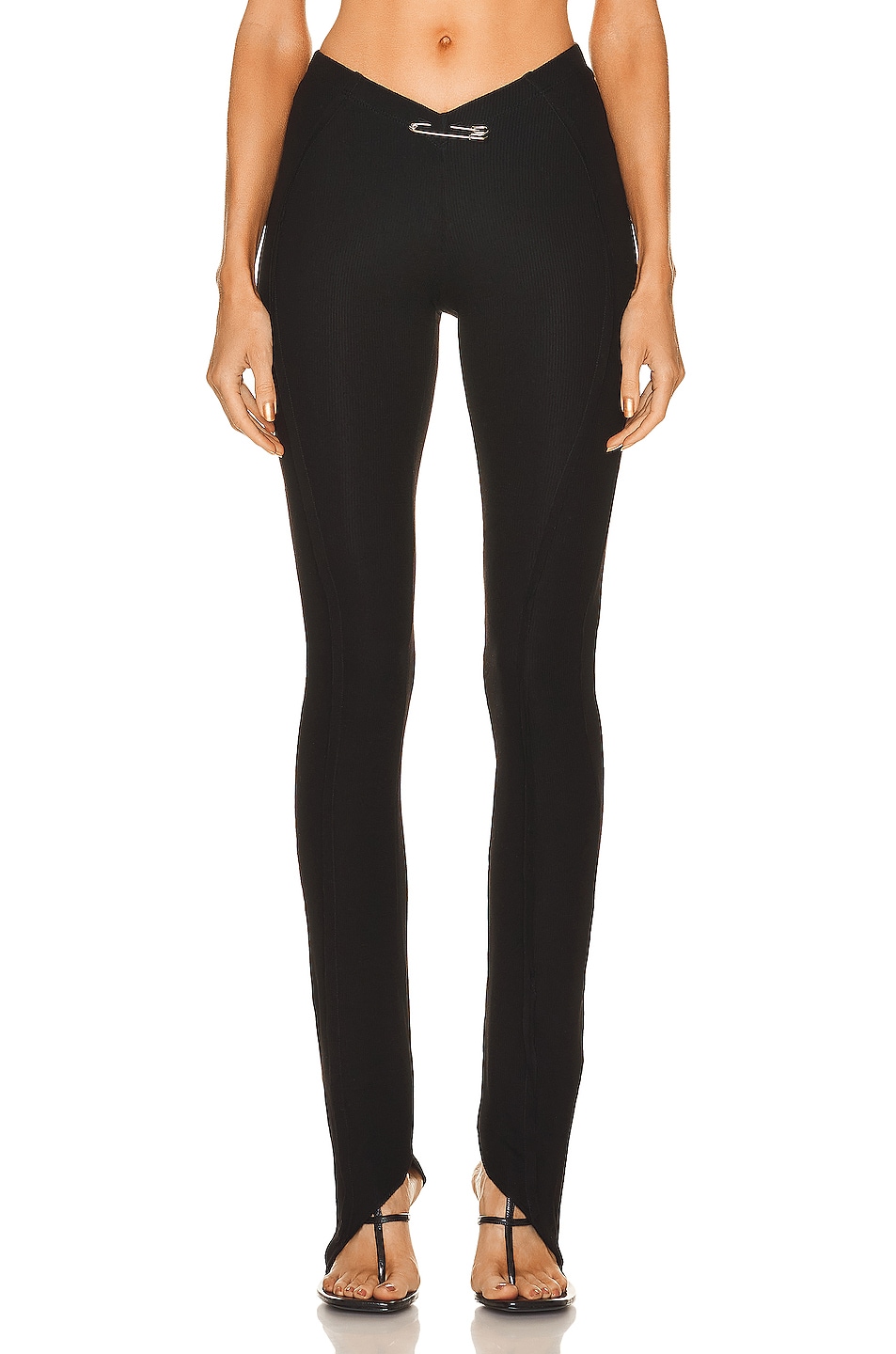 Image 1 of SAMI MIRO VINTAGE Asymmetric Pants in Black