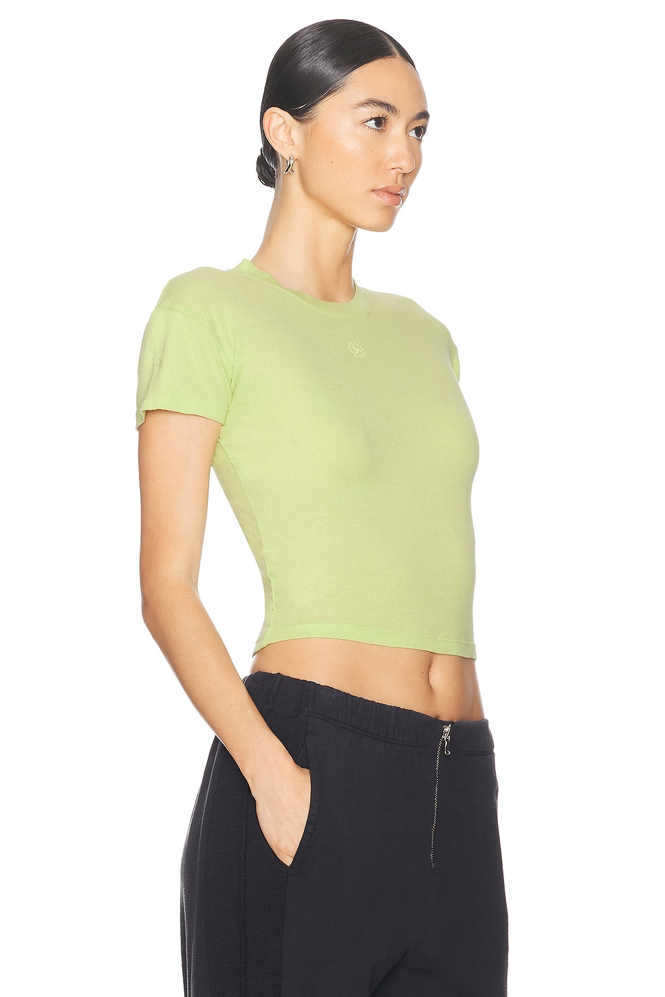 Shop Sami Miro Vintage Mini Tee In Matcha