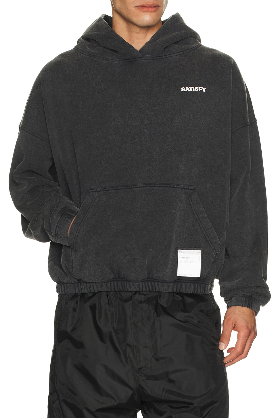 Image 1 of Satisfy Softcell Hoodie in Aged Black