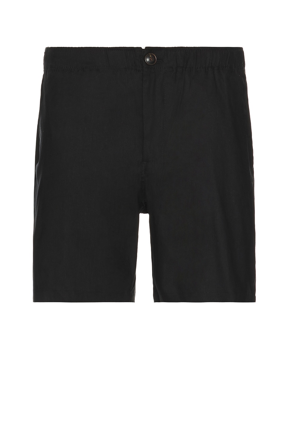 Image 1 of SATURDAYS NYC Ambrose Linen Short in Black