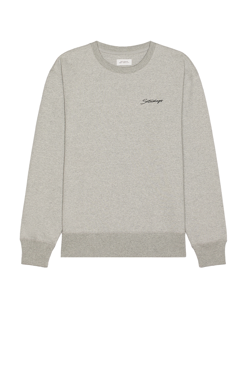 Bowery Signature Crewneck Sweatshirt in Grey