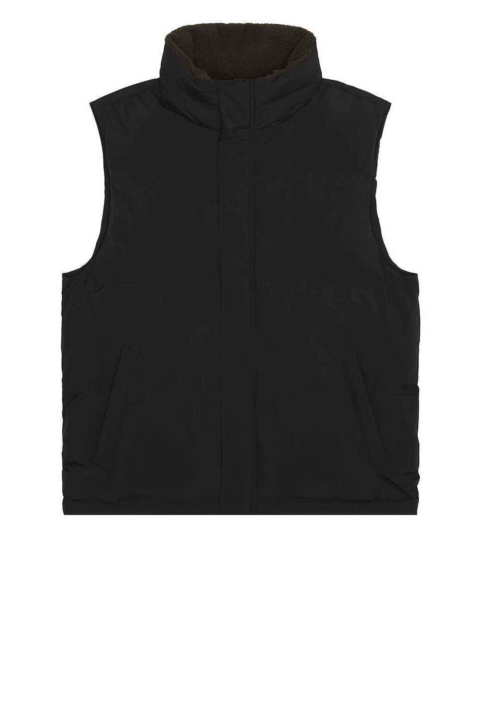 Image 1 of SATURDAYS NYC Adachi Puffer Vest in Black