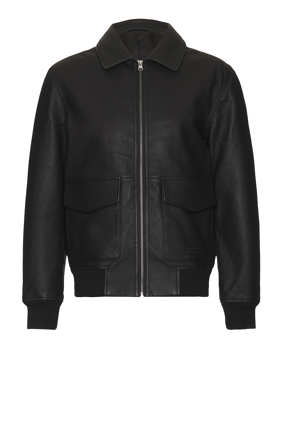 Shop Saturdays Surf Nyc Tunstall Leather Jacket In Black